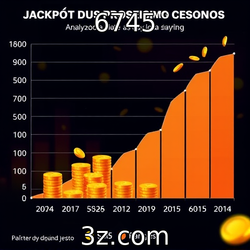 Análise da evolução de jackpots progressivos nos jogos online